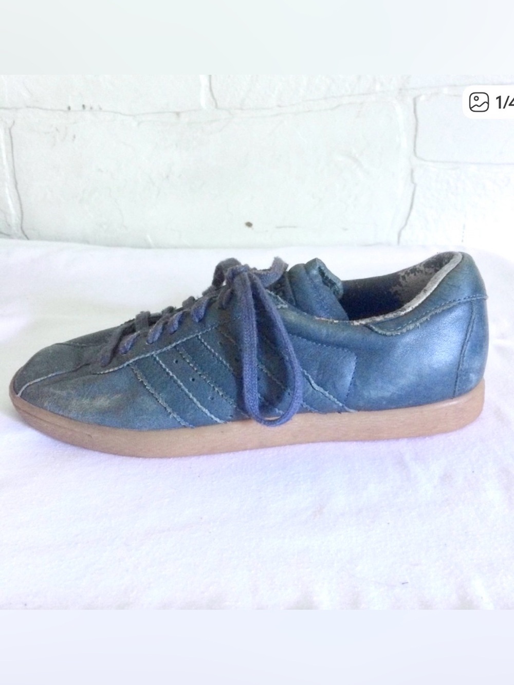 Adidas Tobacco Blue Gum Sole Sneakers Women’s 7.5 Retro Terrace Shoes
